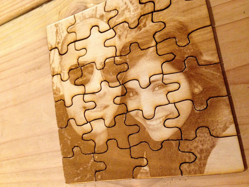 Macchina di taglio per incisore laser Co2 per legnu MDF Bambù - Jigsaw puzzle