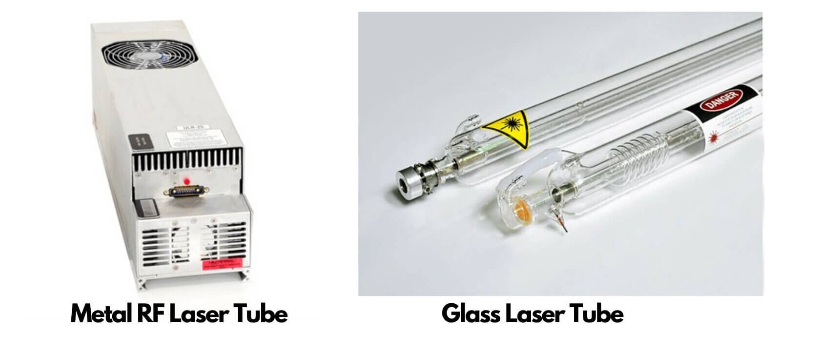 Tabung Laser RF Logam vs Tabung Laser Kaca